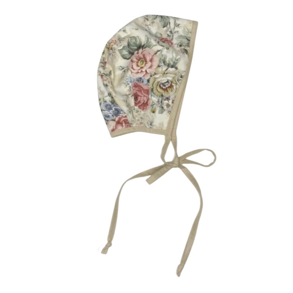 Made In May Reversible Handmade Floral Bonnet